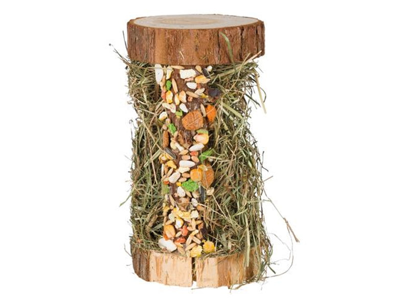 Trixie Wooden Tower with Mountain Meadow Hay 13 × 17 × 13 cm 110 g