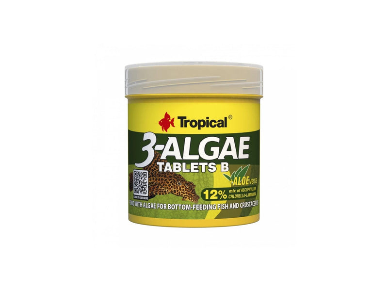 Tropical 3-Algae Tablets B 50 ml. / 36 g. ca. 200 stk.