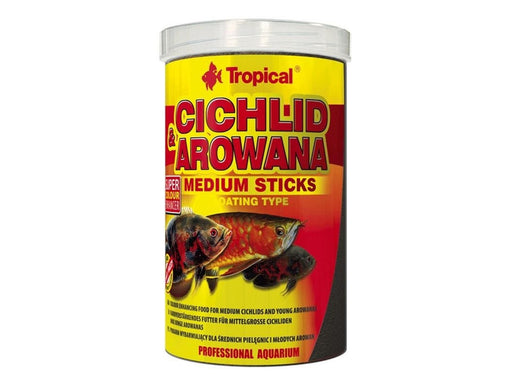 Tropical Cichlid & Arowana Medium Sticks 1000 ml. / 360 g.