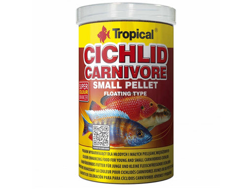 Tropical Cichlid Carnivore Small Pellet 250 ml.