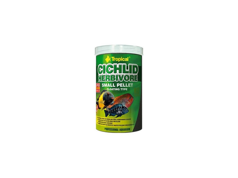 Tropical Cichlid Herbivore Small Pellet 1000 ml. / 360 g.