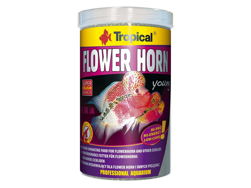 Tropical Flower Horn Young Pellet 250 ml.