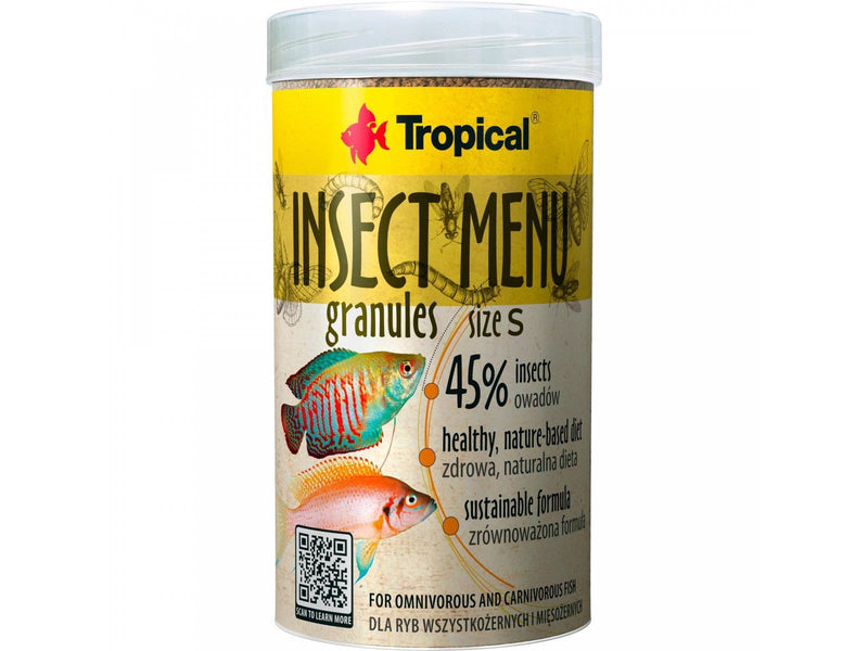 Tropical Insect Menu Granules Size S 1000 ml.