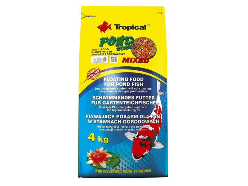 Tropical Koi & Guldfisk Farvesticks MIXED 20 L/1600 g. Pose