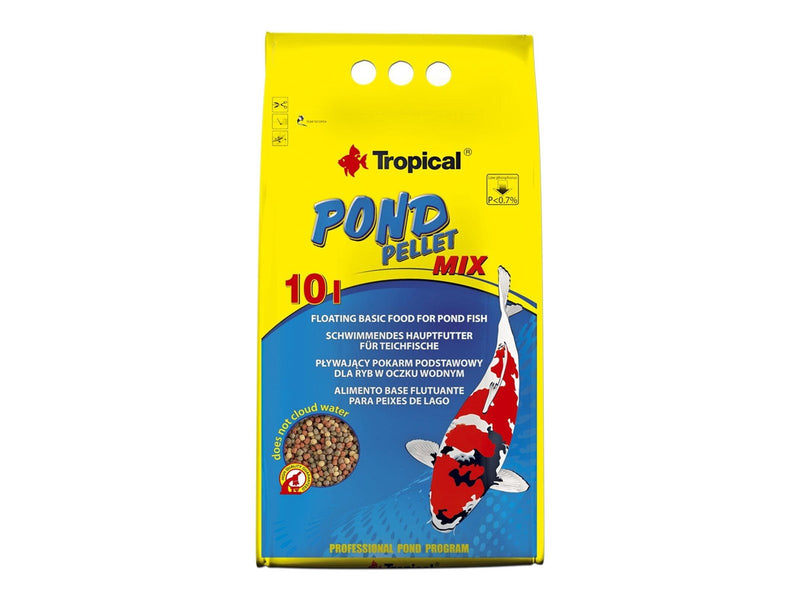Tropical Koi farve PELLETS Junior S 10 L. / 1300 g. Pose
