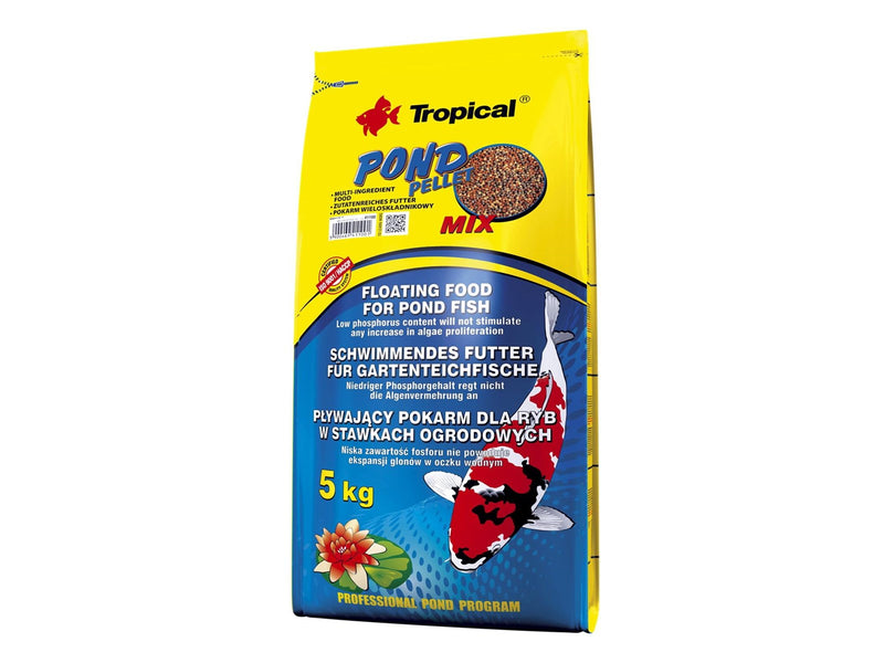 Tropical Koi farve PELLETS Junior S 5 L. / 650 g. Pose