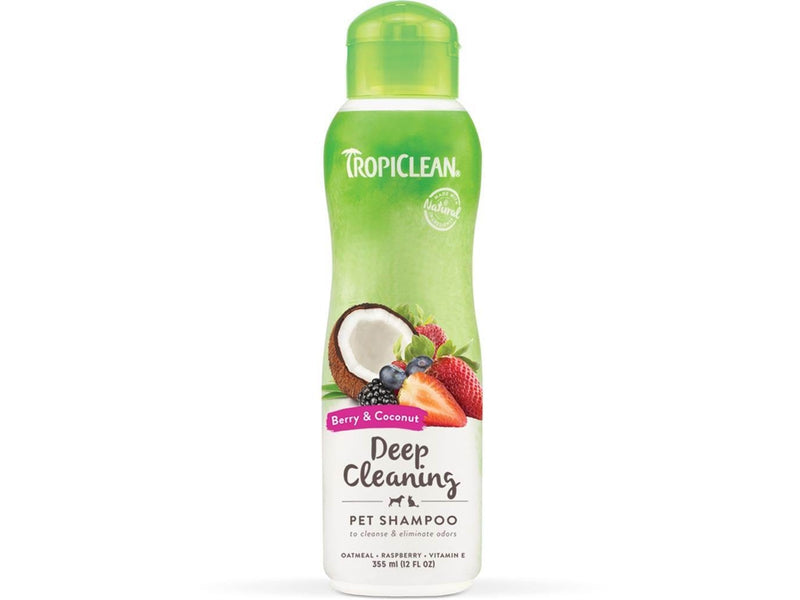 Tropiclean Shampoo Deep Cleaning Berry & Coconut 355 ml.