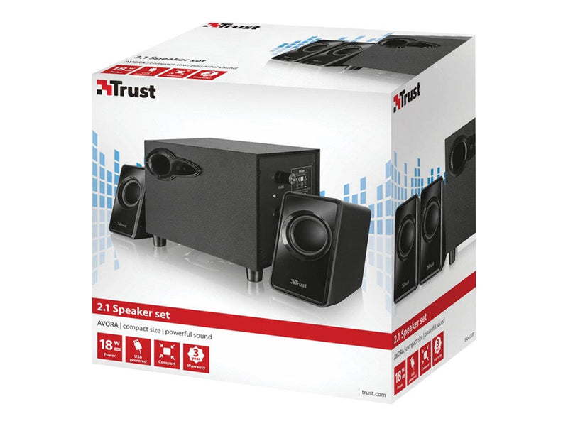 Trust Avora 2.1 Speaker Set - 2.1 PC-Lautsprecher