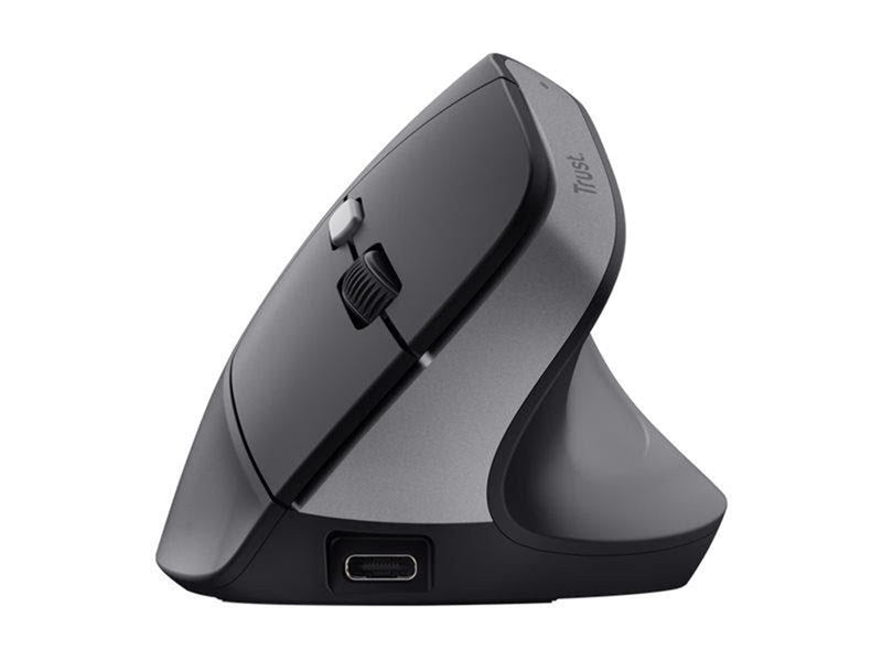 Trust Bayo II Wireless - Ergonomische Maus (Schwarz)