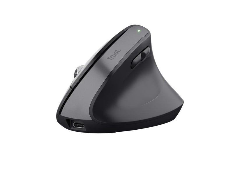 Trust Bayo+ Wireless Multidevice - Ergonomische Maus (Schwarz)