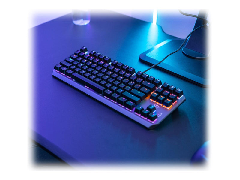 Trust GXT 834 Callaz TKL - Tastatur - Nordic ISO - Schwarz