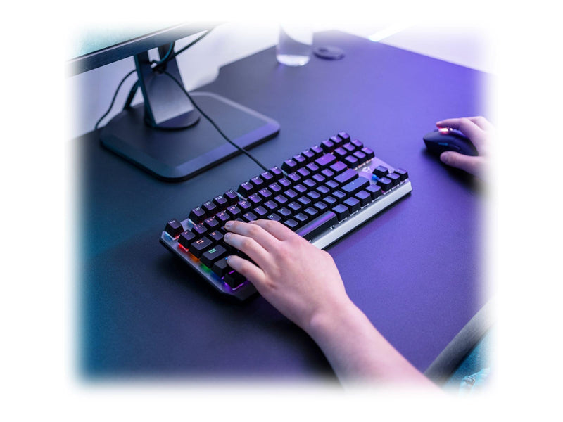 Trust GXT 834 Callaz TKL - Tastatur - Nordic ISO - Schwarz