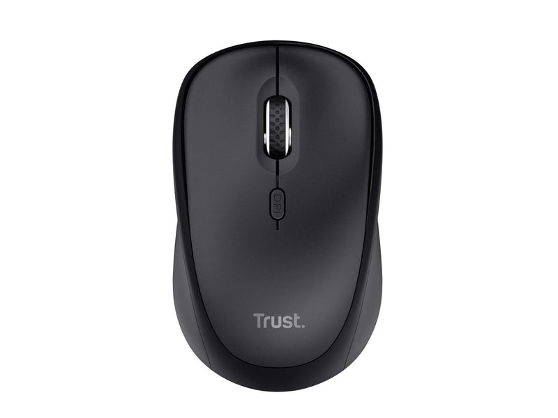 Trust Ody II Silent - Black - Tastatur & Maus Set - Englisch (US) - Schwarz