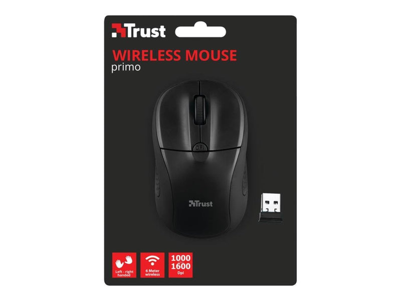 Trust Primo - Maus (Schwarz)