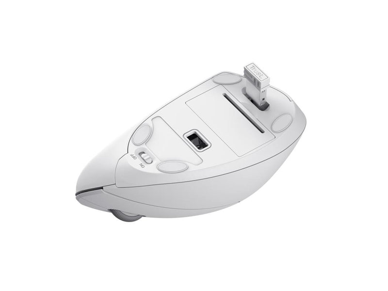 Trust Verto - Ergonomische Maus (Weiß)