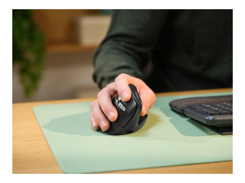 Trust Vyran - Vertical mouse (Schwarz)