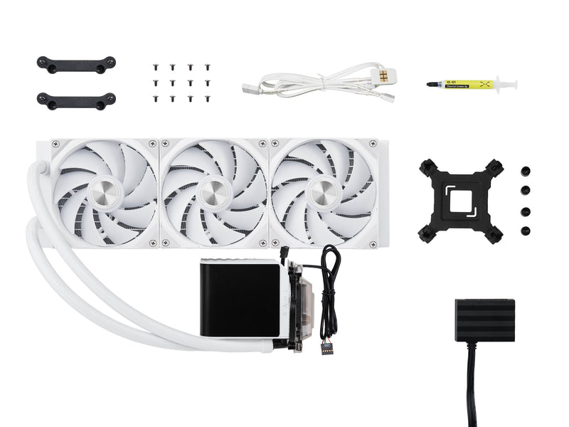 Tryx PANORAMA Upgraded 360mm AIO White - CPU-Wasserkühlung - Max 28 dBA