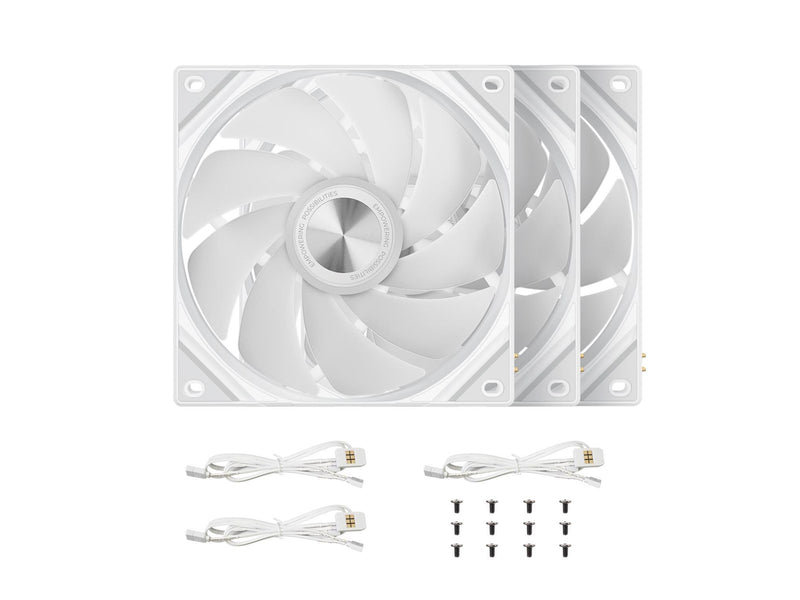 Tryx ROTA SL ARGB 120mm Fan Triple Pack White - Gehäuselüfter - 120mm - Weiß mit RGB LED - 28 dBA