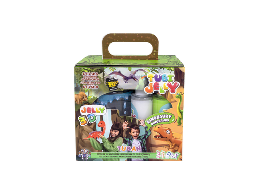 Tuban Tubi Jelly Set mit 6 Farben und kleinem Aquarium –