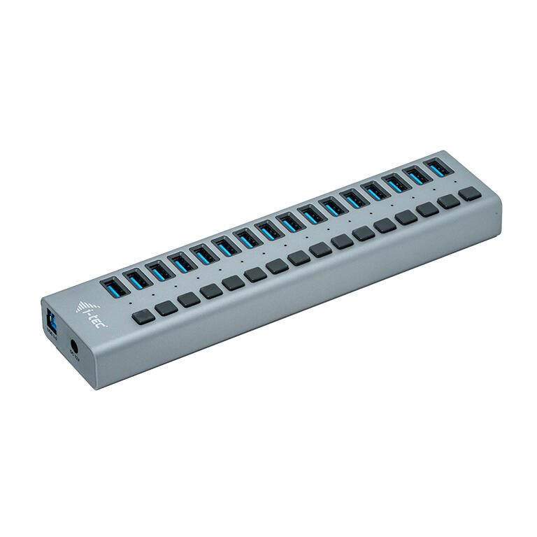 I-TEC USB 3.0 Charging HUB 16 Port mit externem Netzadapter 90W