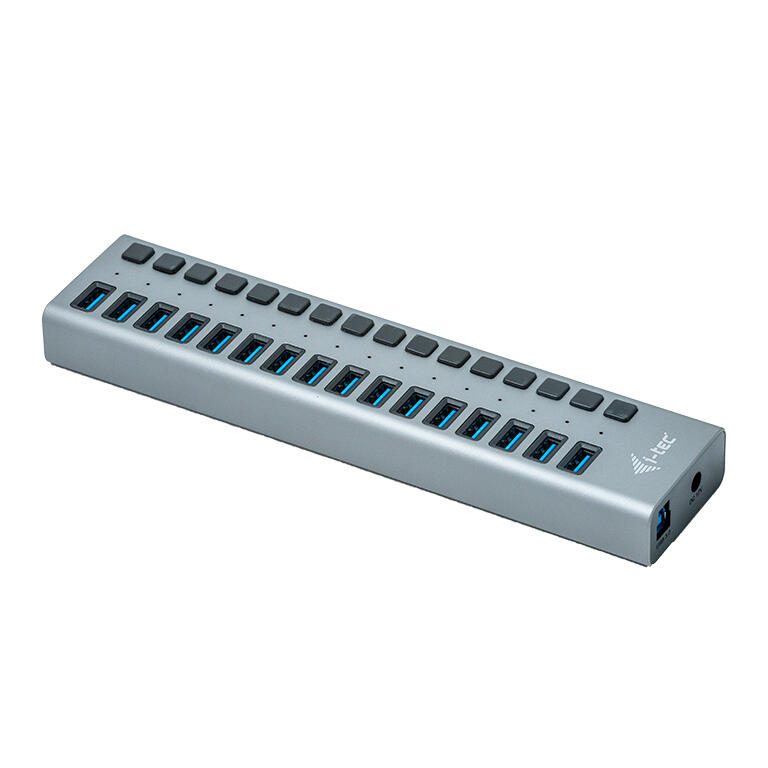 I-TEC USB 3.0 Charging HUB 16 Port mit externem Netzadapter 90W