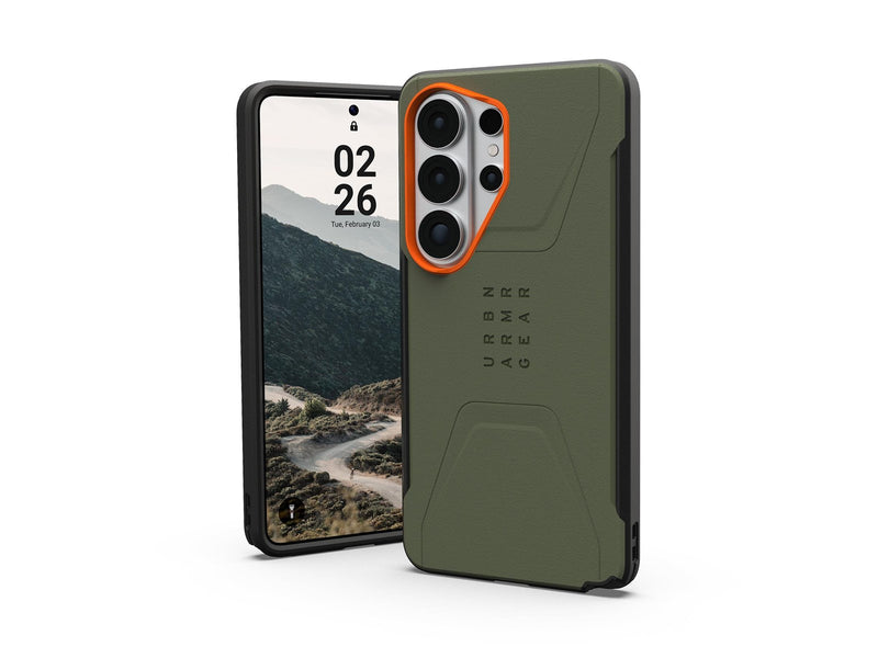 UAG Civilian - Olive Drab/Orange - Samsung Galaxy S26 Ultra