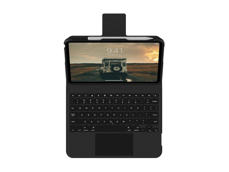 UAG Integrated Bluetooth Keyboard With Trackpad Case Nordic Layout for iPad 11'' 10th Gen - Black