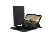 UAG Integrated Bluetooth Keyboard With Trackpad Case Nordic Layout for iPad 11'' 10th Gen - Black