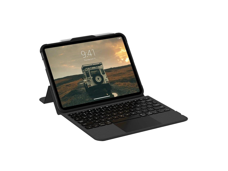 UAG Integrated Bluetooth Keyboard With Trackpad Case Nordic Layout for iPad 11'' 10th Gen - Black
