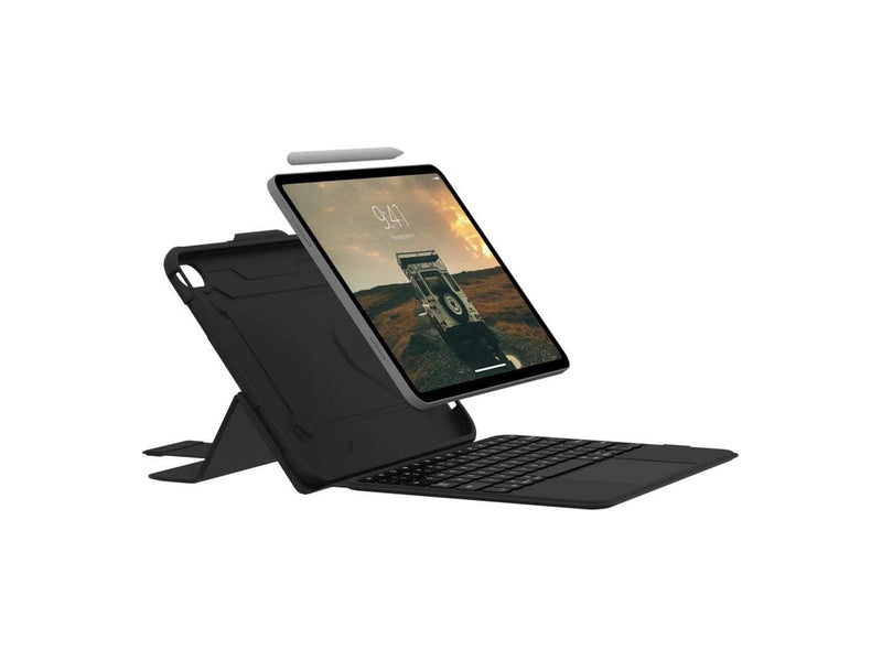 UAG Integrated Bluetooth Keyboard With Trackpad Case Nordic Layout for iPad 11'' 10th Gen - Black
