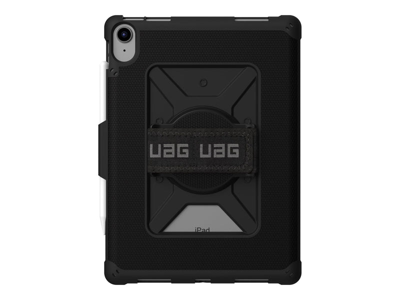 UAG Metropolis Series Rugged Case for iPad 10.9 (10th Gen 2022) - Metropolis w Handstrap Black