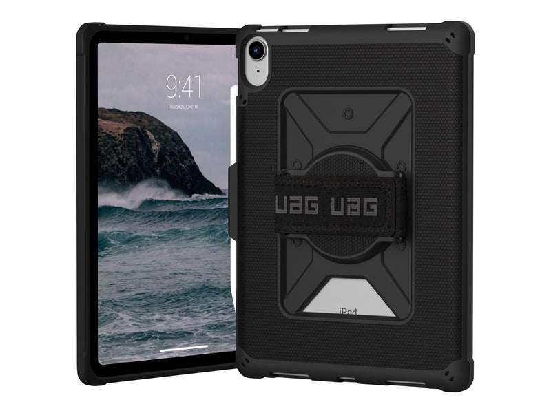 UAG Metropolis Series Rugged Case for iPad 10.9 (10th Gen 2022) - Metropolis w Handstrap Black