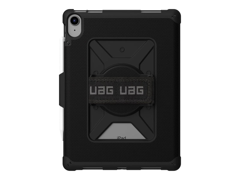 UAG Metropolis Series Rugged Case for iPad 10.9 (10th Gen 2022) - Metropolis w Handstrap Black