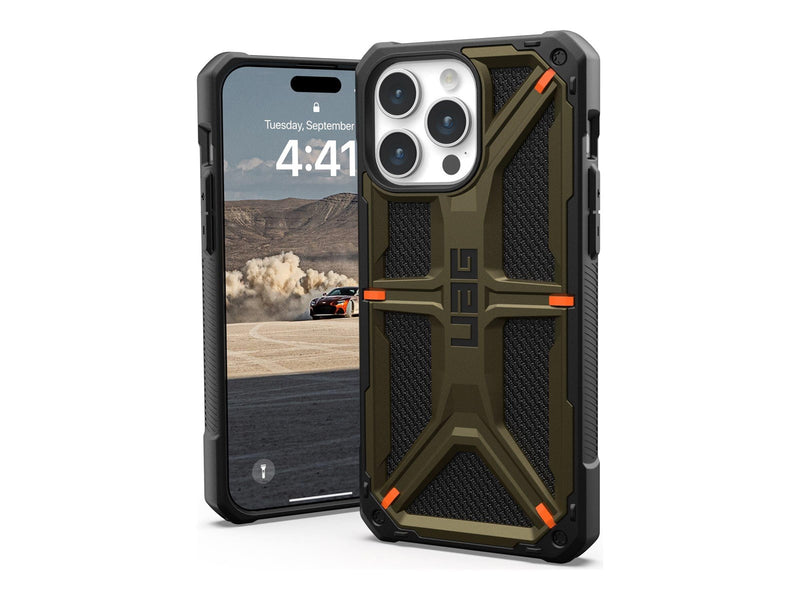 UAG Monarch kevlar element green - iPhone 15 Pro Max