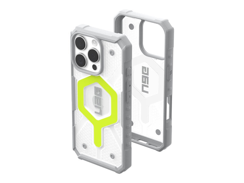 UAG Pathfinder Clear Magsafe Active Neon - iPhone 16 Pro