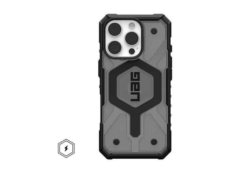 UAG Pathfinder Clear Magsafe Ash - iPhone 16 Pro