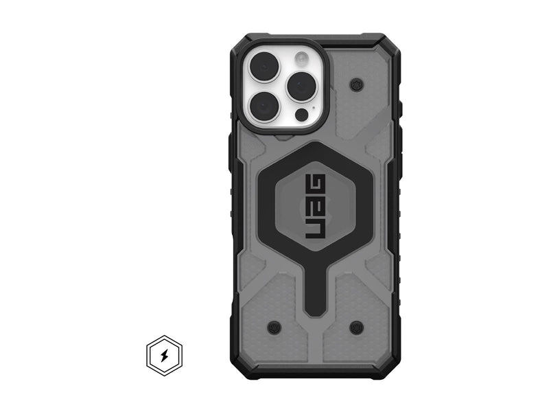 UAG Pathfinder Clear Magsafe Ash - iPhone 16 Pro Max