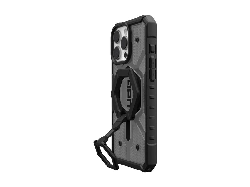 UAG Pathfinder Clear Magsafe Ash/Black Stand - iPhone 16 Pro Max