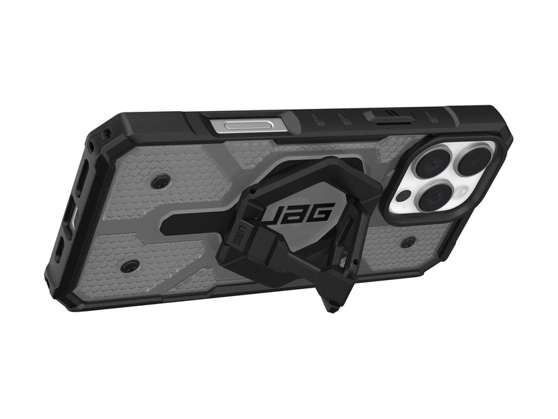 UAG Pathfinder Clear Magsafe Ash/Black Stand - iPhone 16 Pro Max