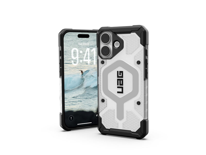 UAG Pathfinder Clear Magsafe - Ice/Silver - iPhone 17