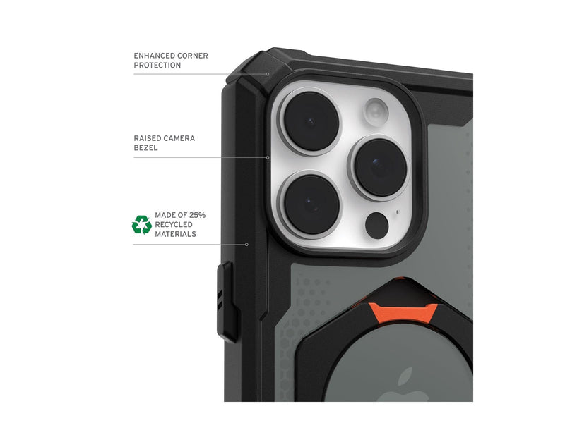 UAG Plasma XTE Magsafe Black/Orange - iPhone 16 Pro