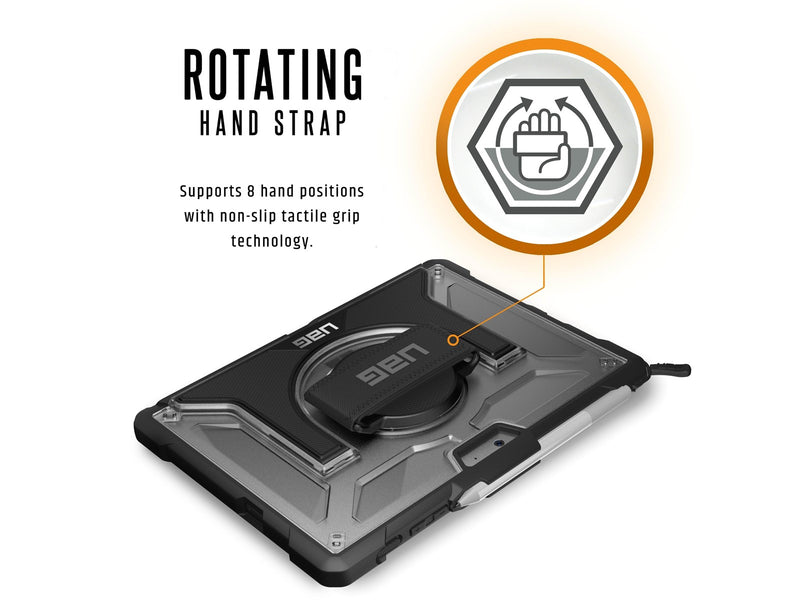UAG Plasma with Handstrap ice - Microsoft Surface Go 1/Go 2/Go 3