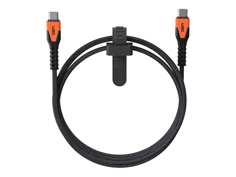 UAG Rugged Kevlar Cable USB-C - USB-C 1.5m black/orange BULK