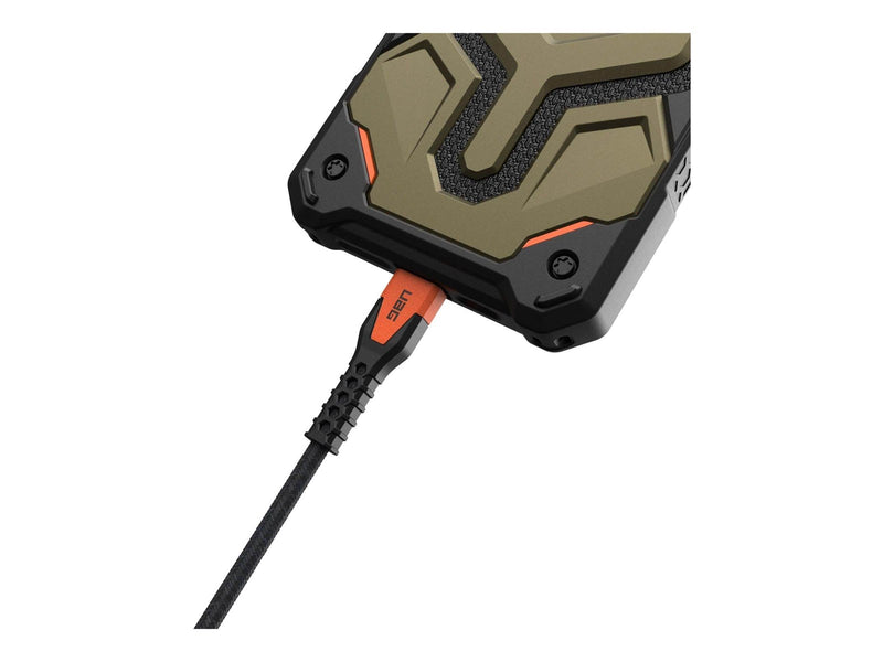 UAG Rugged Kevlar Cable USB-C - USB-C 1.5m black/orange BULK