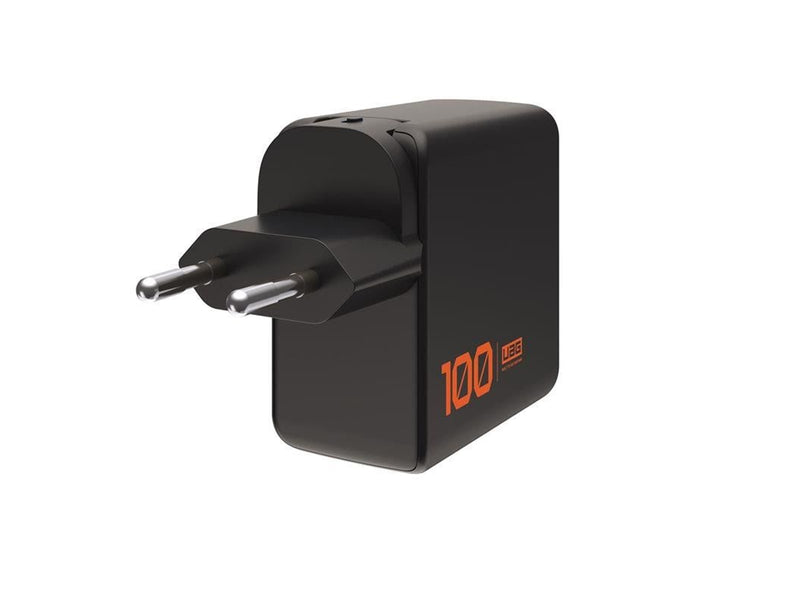 UAG SRGE 100W 3Port 2USB-C - 1USB-A Wall Charger WW Black