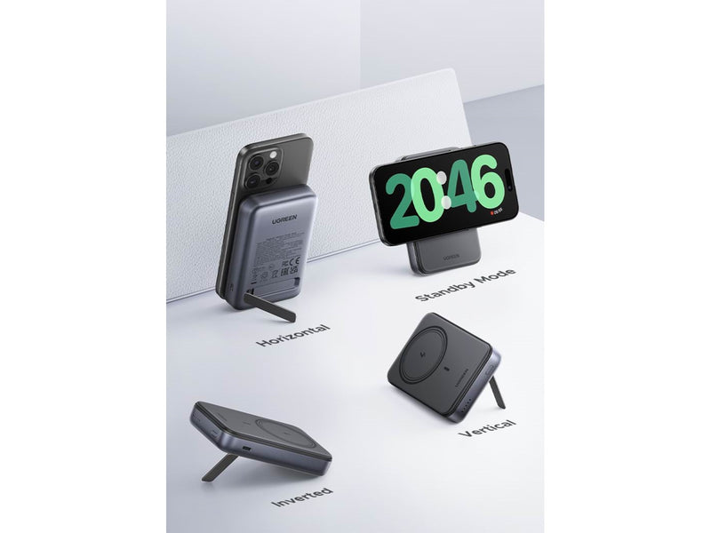 UGREEN 10000mAh Magnetic Wireless Power Bank 20W PD USB-C Input/Output 7.5W Wireless Charging - 10000 mAh