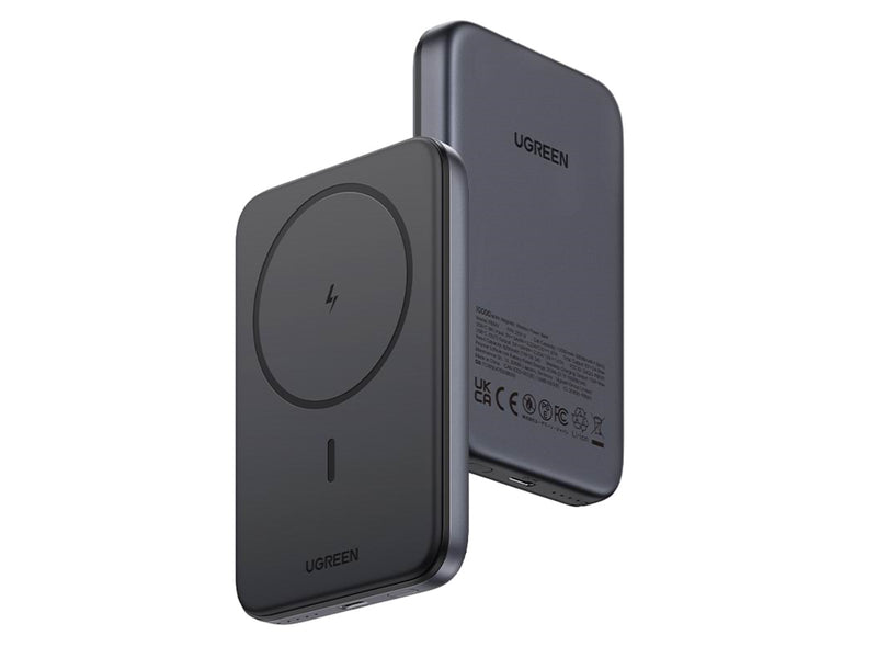 UGREEN 10000mah Magnetic Wireless Power Bank Space Grey - 10000 mAh
