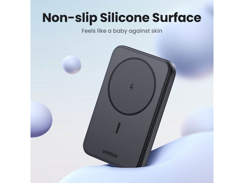 UGREEN 10000mah Magnetic Wireless Power Bank Space Grey - 10000 mAh