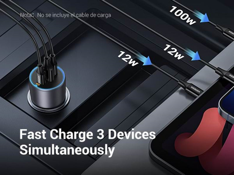 UGREEN 130W Car Charger