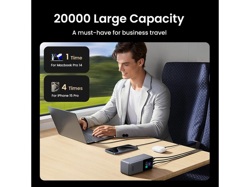 UGREEN 130w Fast Charging Power Bank - 20000 mAh